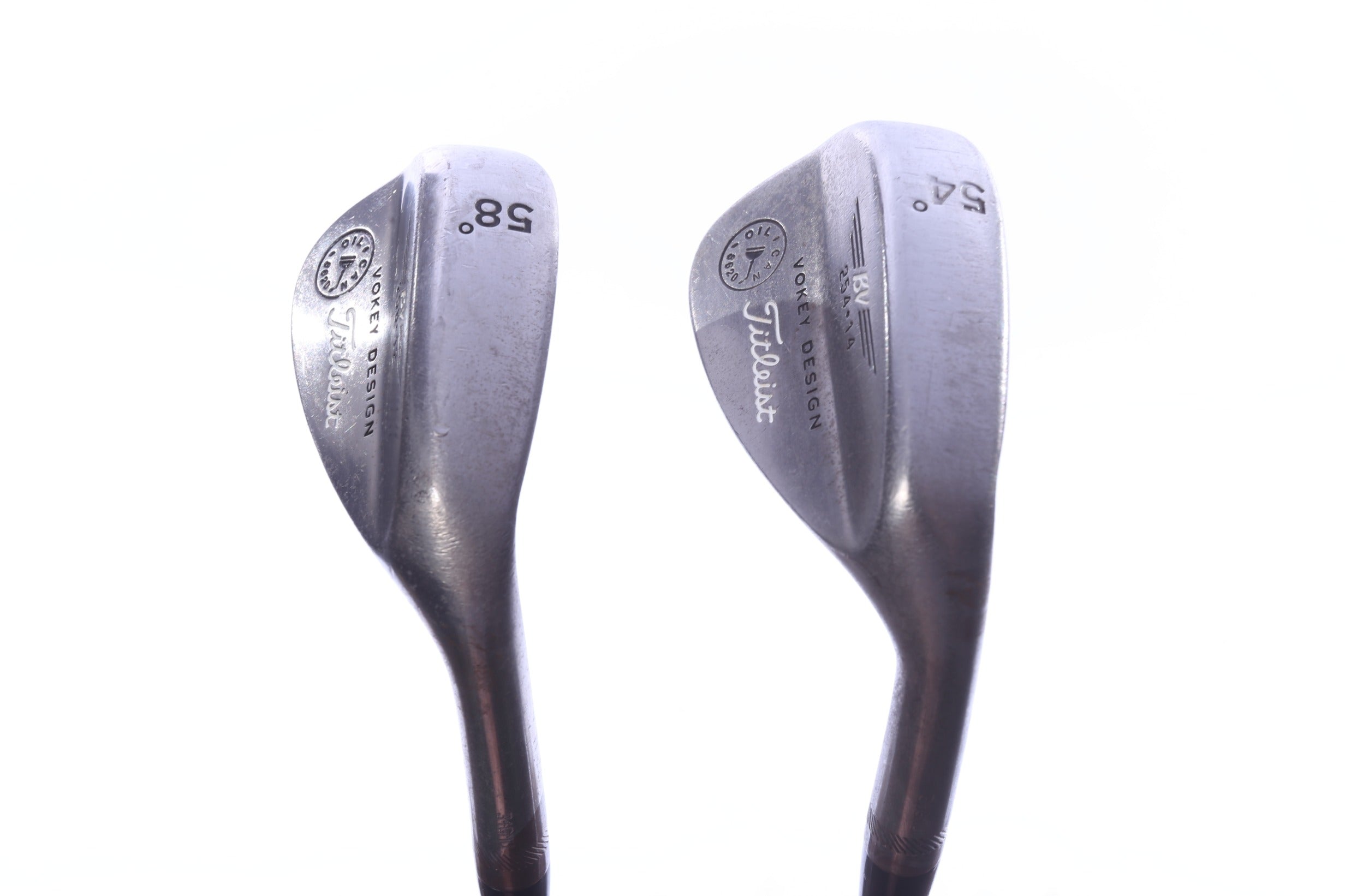 Used Titleist Vokey Oil Can Wedge Set - Right-Handed - 54*, 58* - Stiff Flex