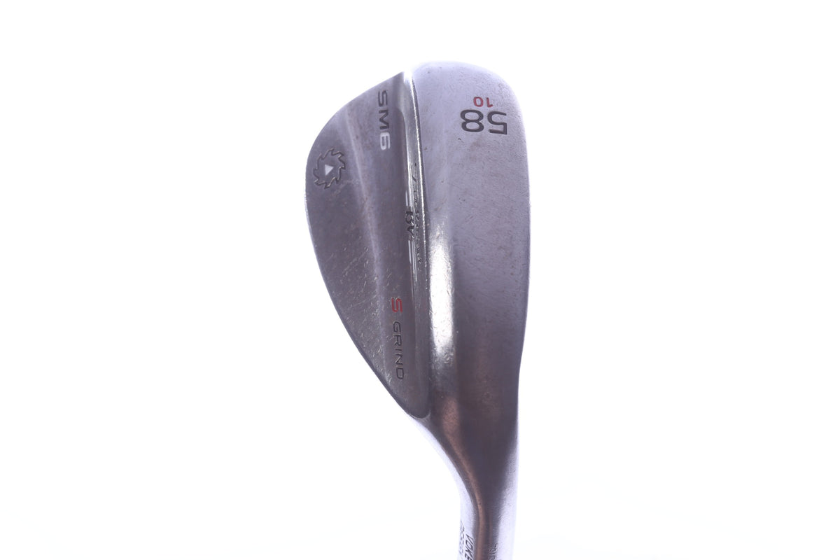 Used Titleist Vokey SM6 Raw Lob Wedge - Right-Handed - 58 Degrees - Wedge Flex-Next Round