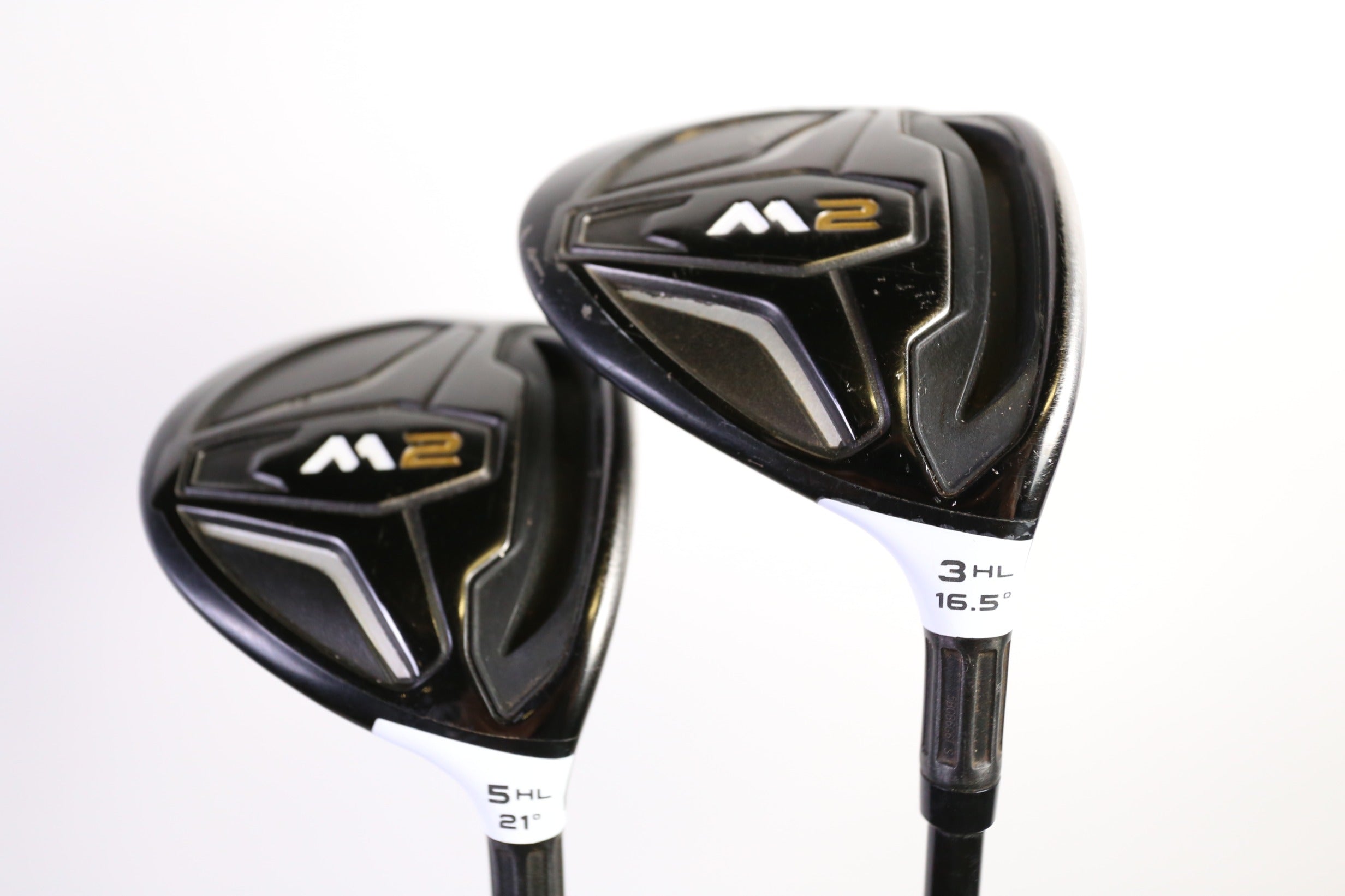 Used TaylorMade M2 Wood Set - Right-Handed - 3W, 5W - Regular Flex