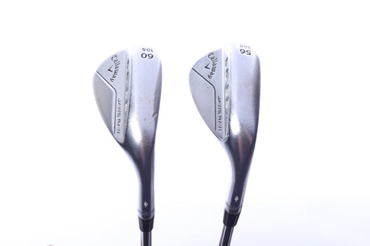Used Callaway JAWS Forged Raw Wedge Set - Right-Handed - 56*, 60* - Wedge Flex