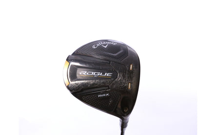 Used Callaway Rogue ST MAX Driver - 9 Degrees - Stiff Flex Mitsubishi Kai'li White - Right-Handed