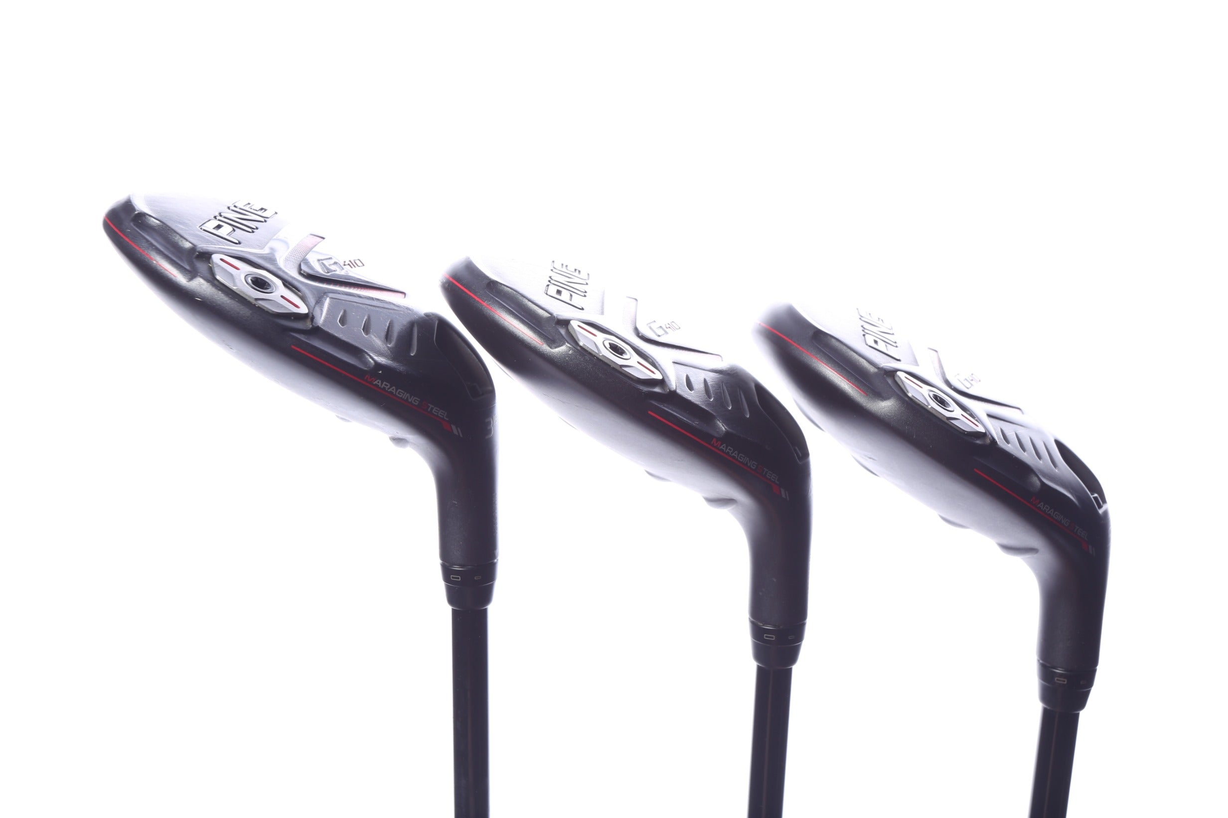 Used Ping G410 Hybrid Set - Right-Handed - 3H, 4H, 5H - Seniors Flex