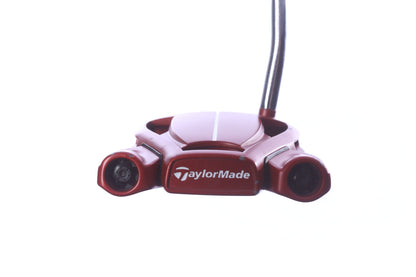 Used TaylorMade Spider Red Double Bend Putter - Left-Handed - 35 in - Mallet