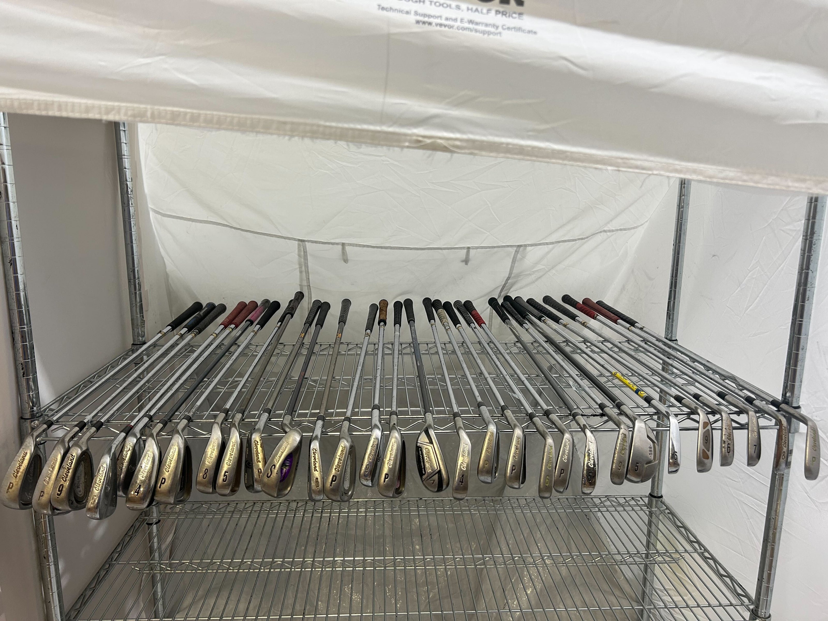 Wholesale Lot of 30 Golf Clubs - Left and Right-Handed - Cleveland Mixed Irons-Next Round