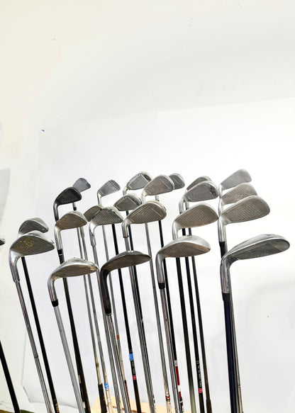 Wholesale Lot of 24 Golf Clubs - Right Handed - Assorted Irons and Wedges-Next Round