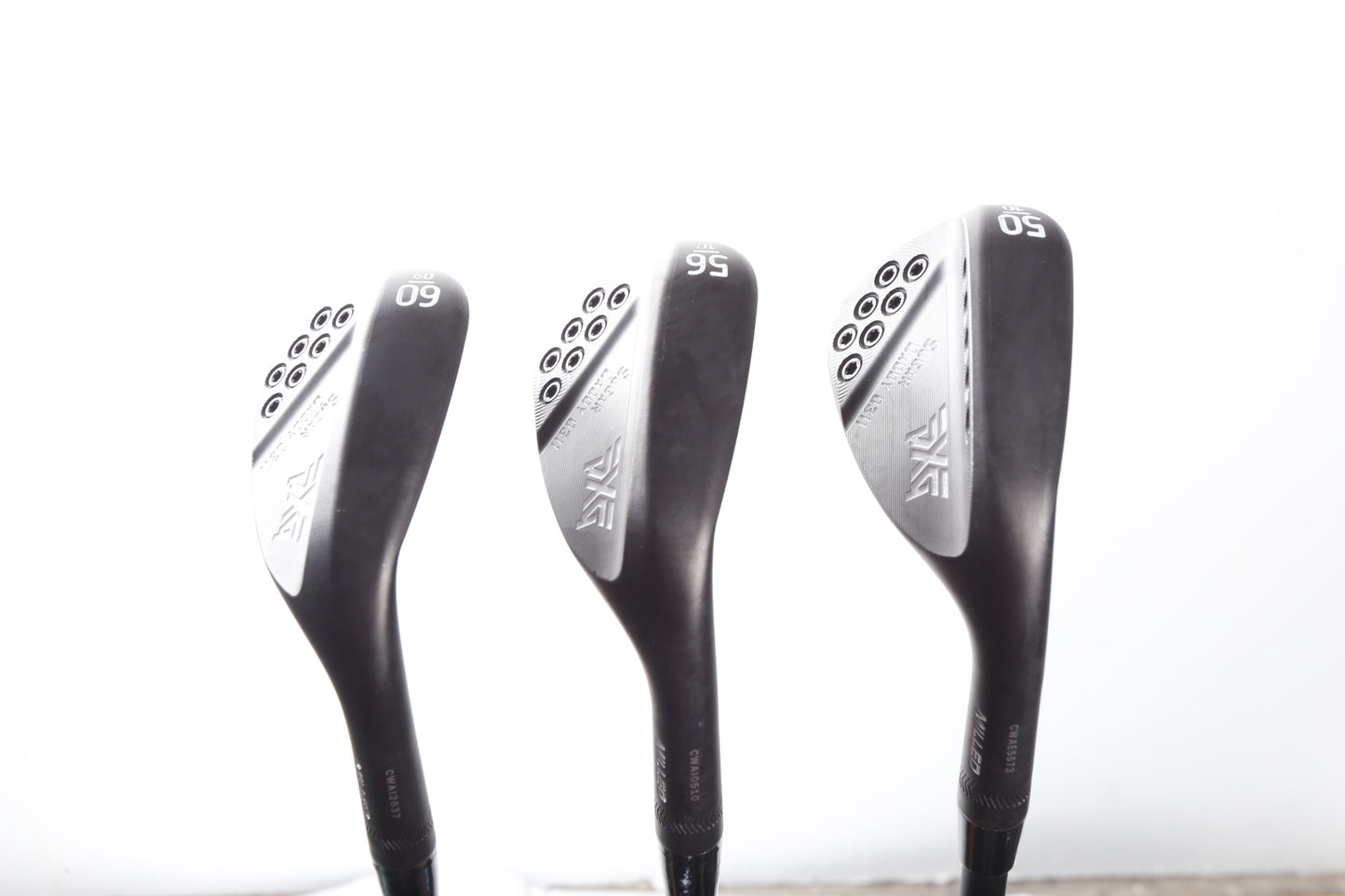 Used PXG 0311 Sugar Daddy Xtreme Dark Wedge Set - Right-Handed - 50*, 56*, 60* - Stiff Flex-Next Round