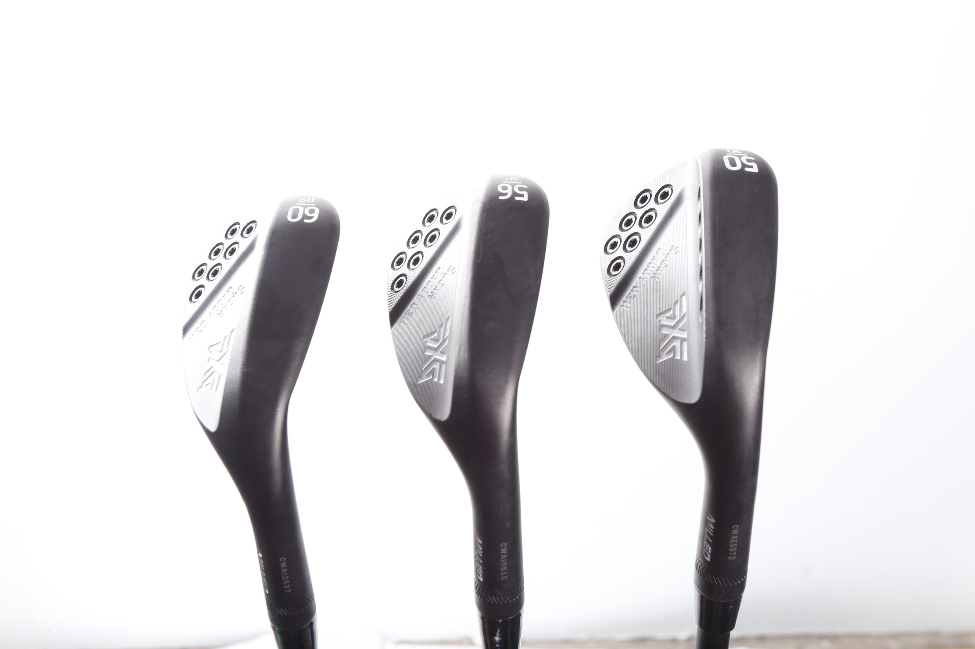 Used PXG 0311 Sugar Daddy Xtreme Dark Wedge Set - Right-Handed - 50*, 56*, 60* - Stiff Flex-Next Round
