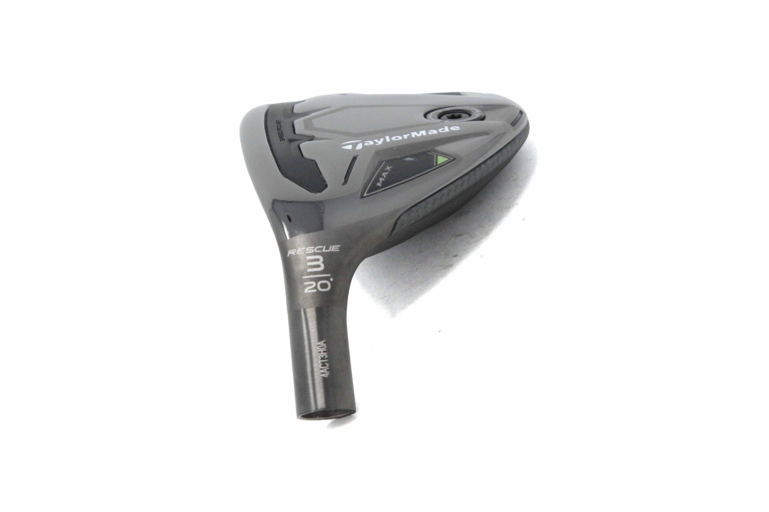 Used TaylorMade Qi35 MAX Rescue 3H - HEAD ONLY - Left-Handed - 20 Degrees