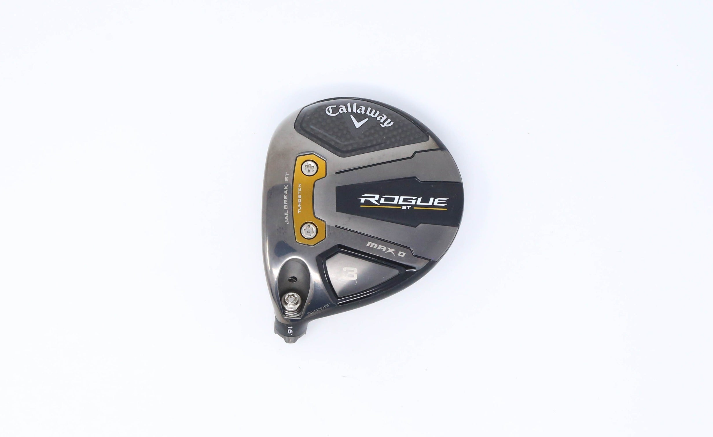 Used Callaway Rogue ST Max Draw 3-Wood - HEAD ONLY - Left-Handed - 16 Degrees-Next Round