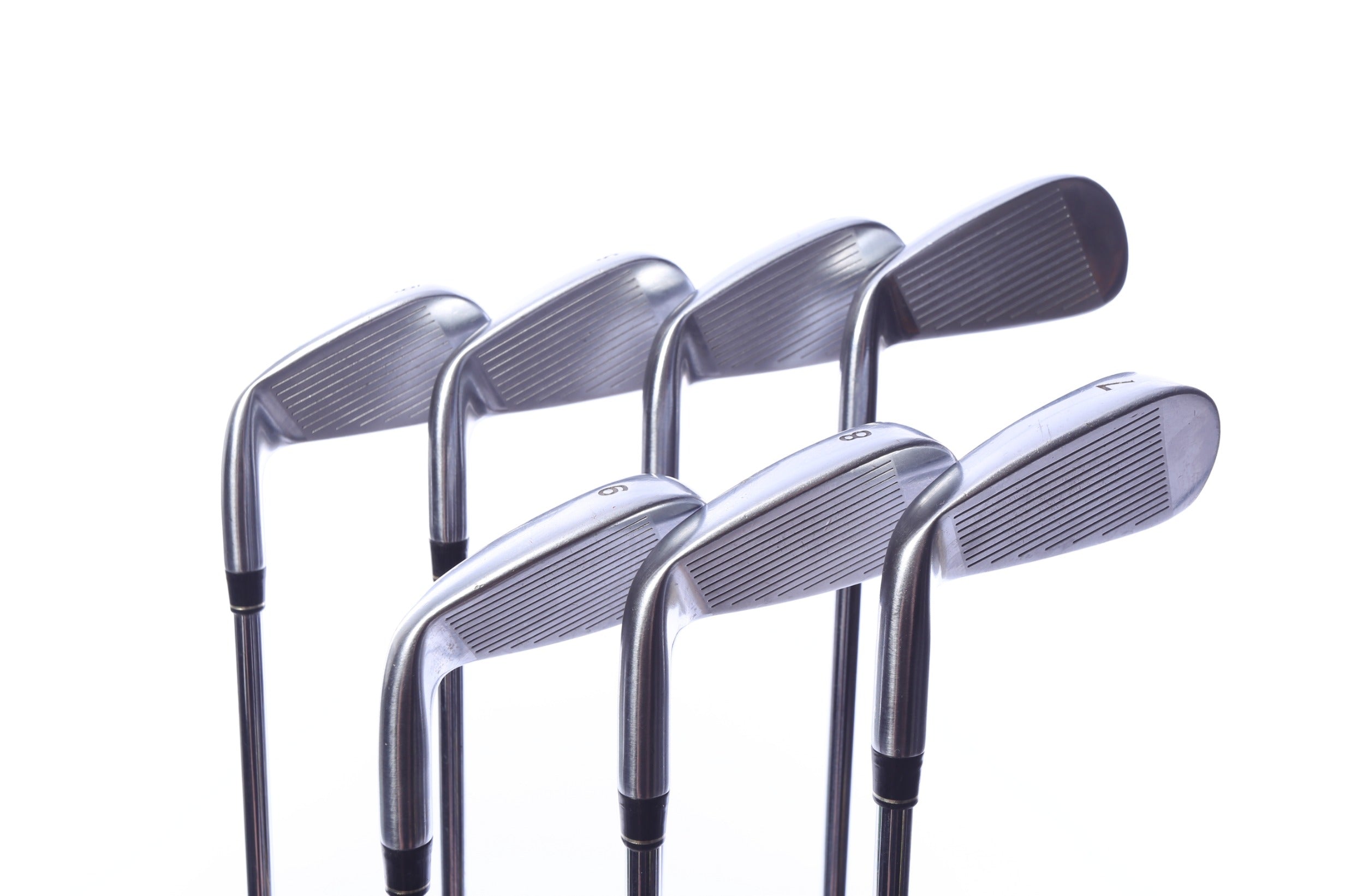 Used TaylorMade rac LT 2005 Iron Set - Right-Handed - 3-9 - Stiff Flex