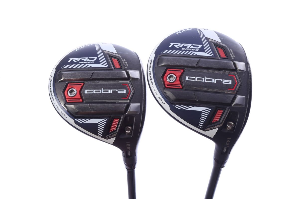 Used Cobra RAD Speed Wood Set - Right-Handed - 3W, 5W - Regular Flex