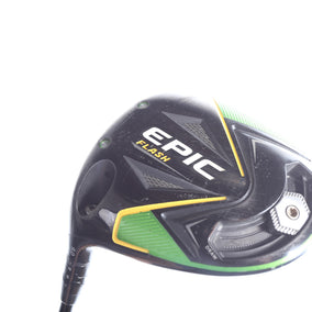 Used Callaway Epic Flash Driver - 9 Degrees - Stiff Flex Mitsubishi MMT - Left-Handed-Next Round