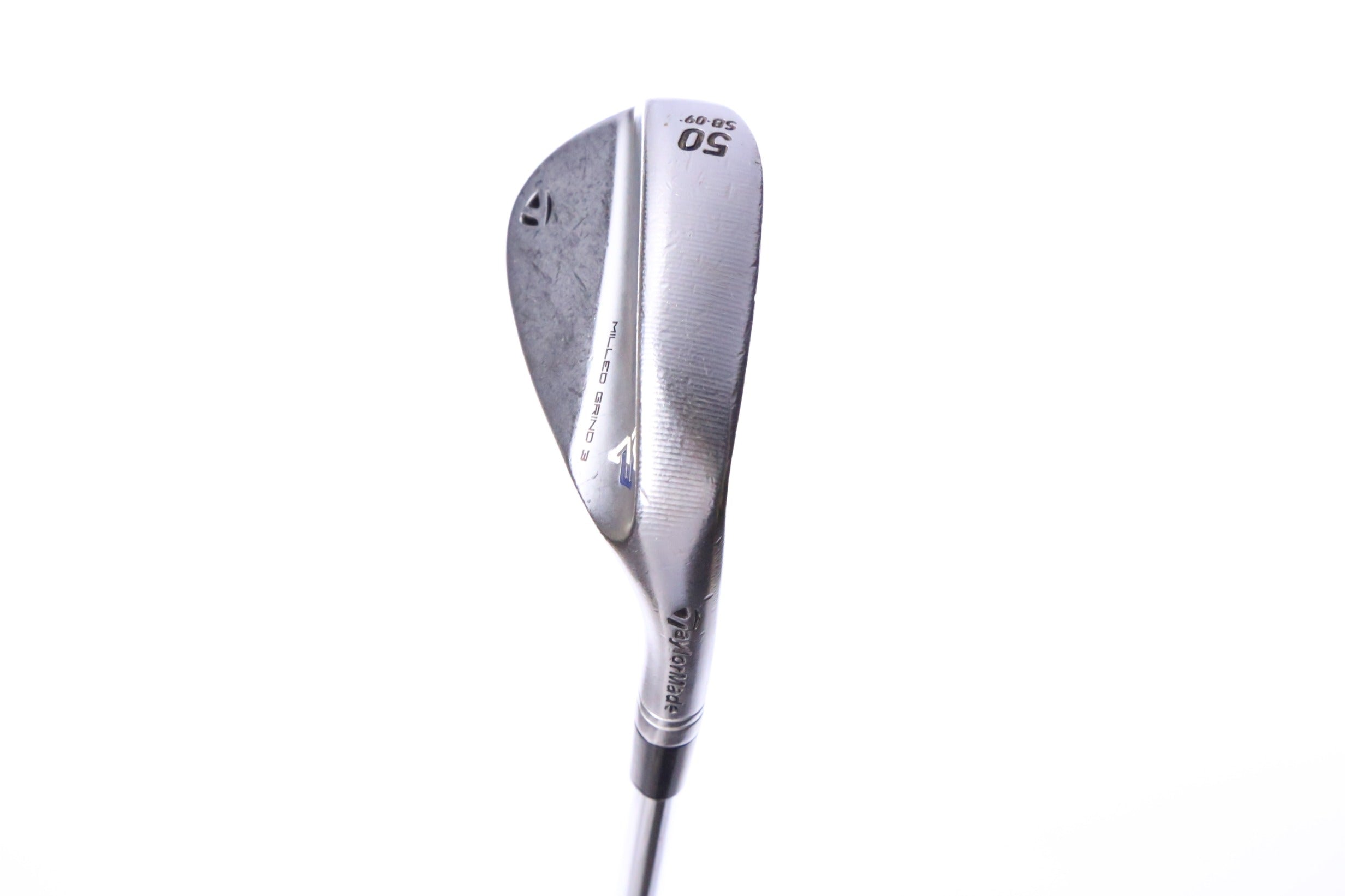 Used TaylorMade Milled Grind 3 Chrome Gap Wedge - Right-Handed - 50 Degrees - Stiff Flex-Next Round