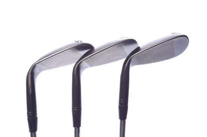 Used TaylorMade Milled Grind 3 Black Wedge Set - Right-Handed - 50*, 54*, 60* - Regular Flex-Next Round