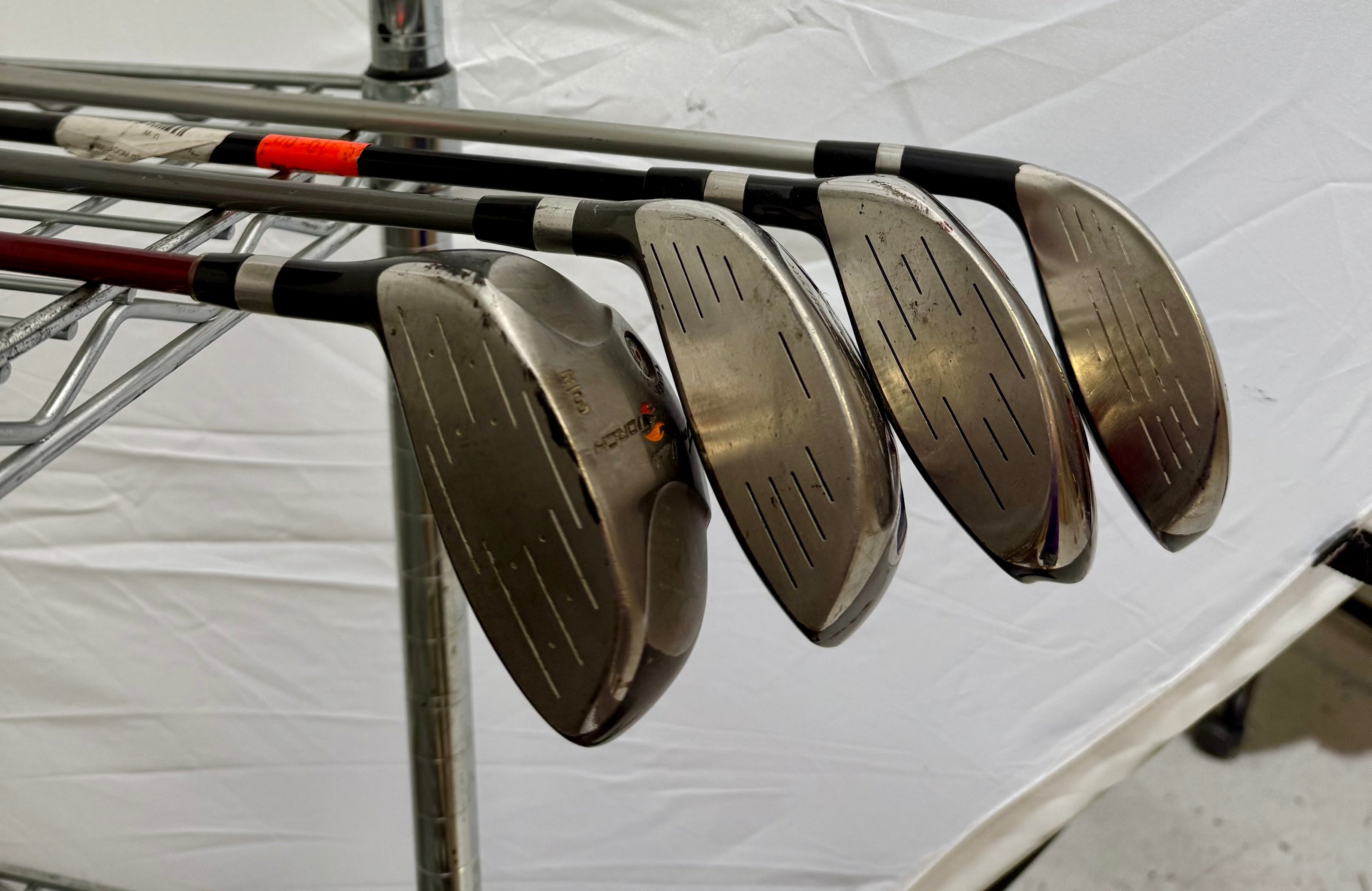 Wholesale Lot of 30 Golf Clubs - Assorted Fairway Woods and Hyrbids-Next Round