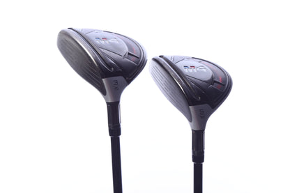 Used TaylorMade M4 Wood Set - Left-Handed - 3W, 5W - Extra Stiff Flex