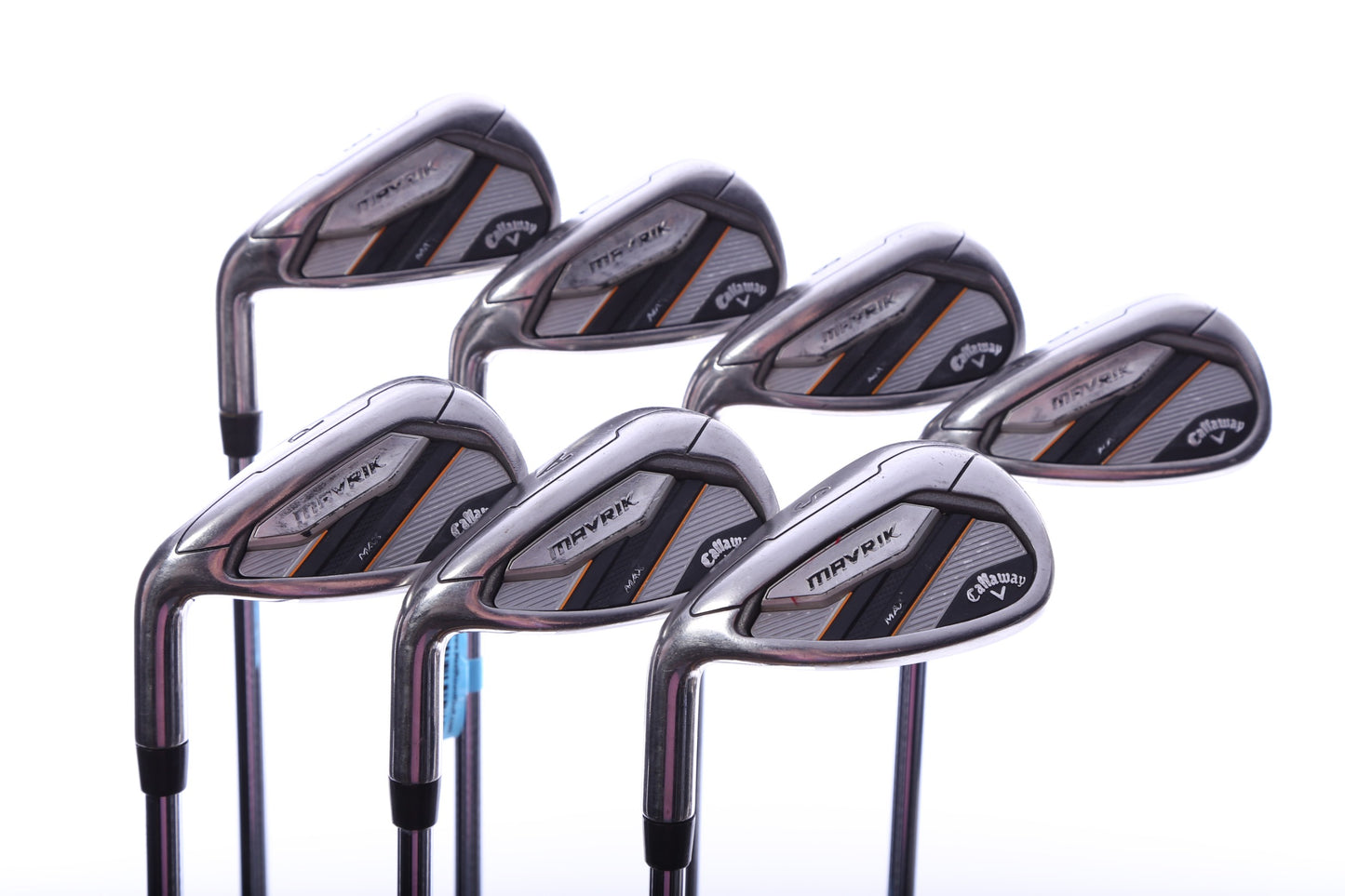 Used Callaway Mavrik Iron Set - Left-Handed - 6-PW, AW, SW - Regular Flex-Next Round