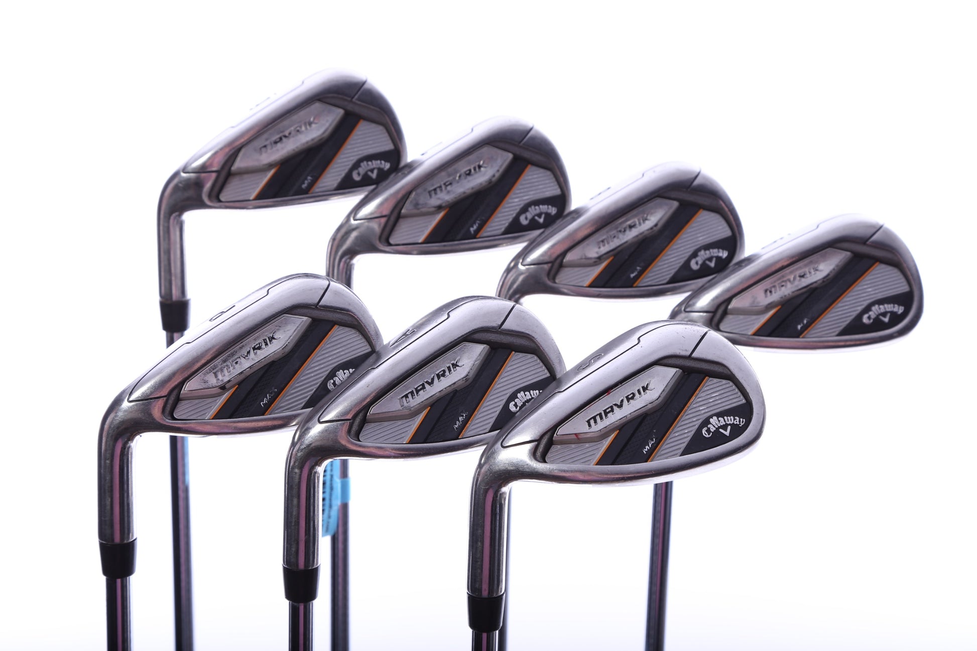 Used Callaway Mavrik Iron Set - Left-Handed - 6-PW, AW, SW - Regular Flex-Next Round