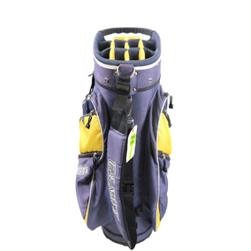 Hot Z "U.S. Navy" Cart Bag Blue/Yellow 14 Dividers 9 Pockets Rain Cover