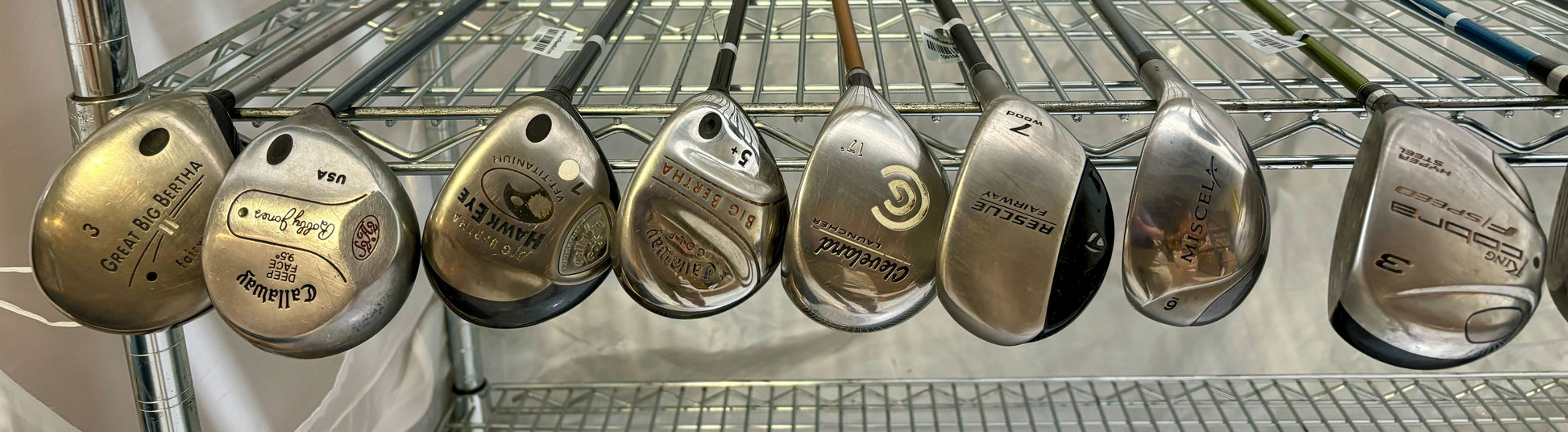 Wholesale Lot of 30 Golf Clubs - Assorted Drivers and Fairway Woods-Next Round