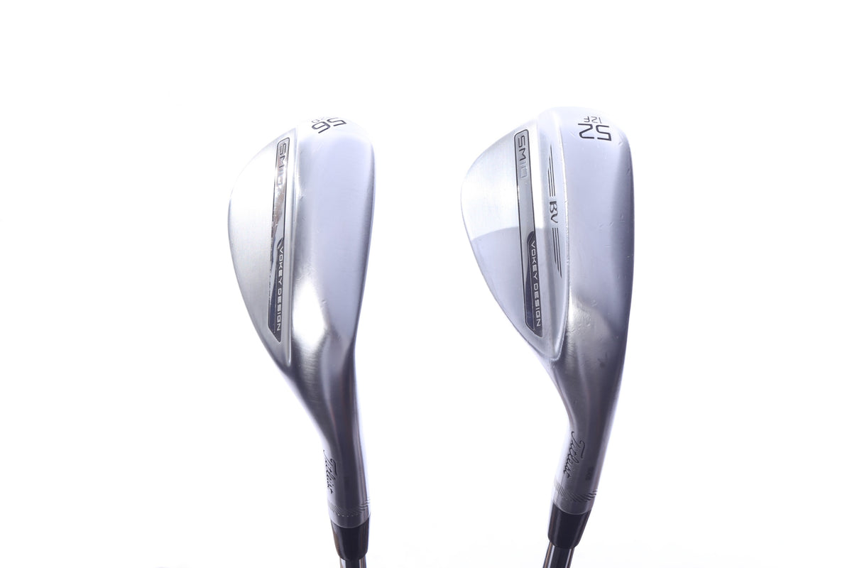 Used Titleist Vokey SM10 Tour Chrome Wedge Set - Right-Handed - 52*, 56* - Wedge Flex