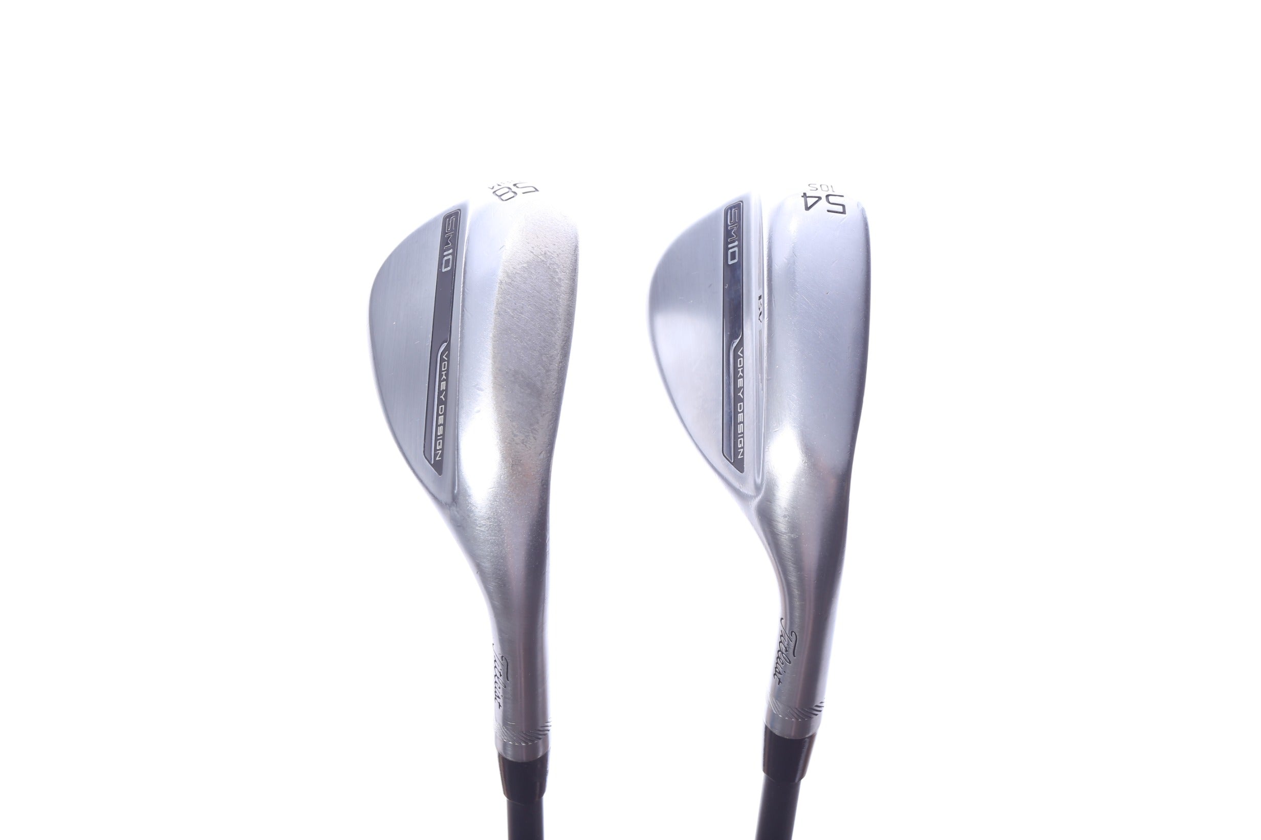 Used Titleist Vokey SM10 Tour Chrome Wedge Set - Right-Handed - 54*, 58* - Regular Flex-Next Round