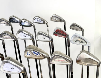 Wholesale Lot of 24 Golf Clubs - Right Handed - Assorted Irons and Wedges-Next Round
