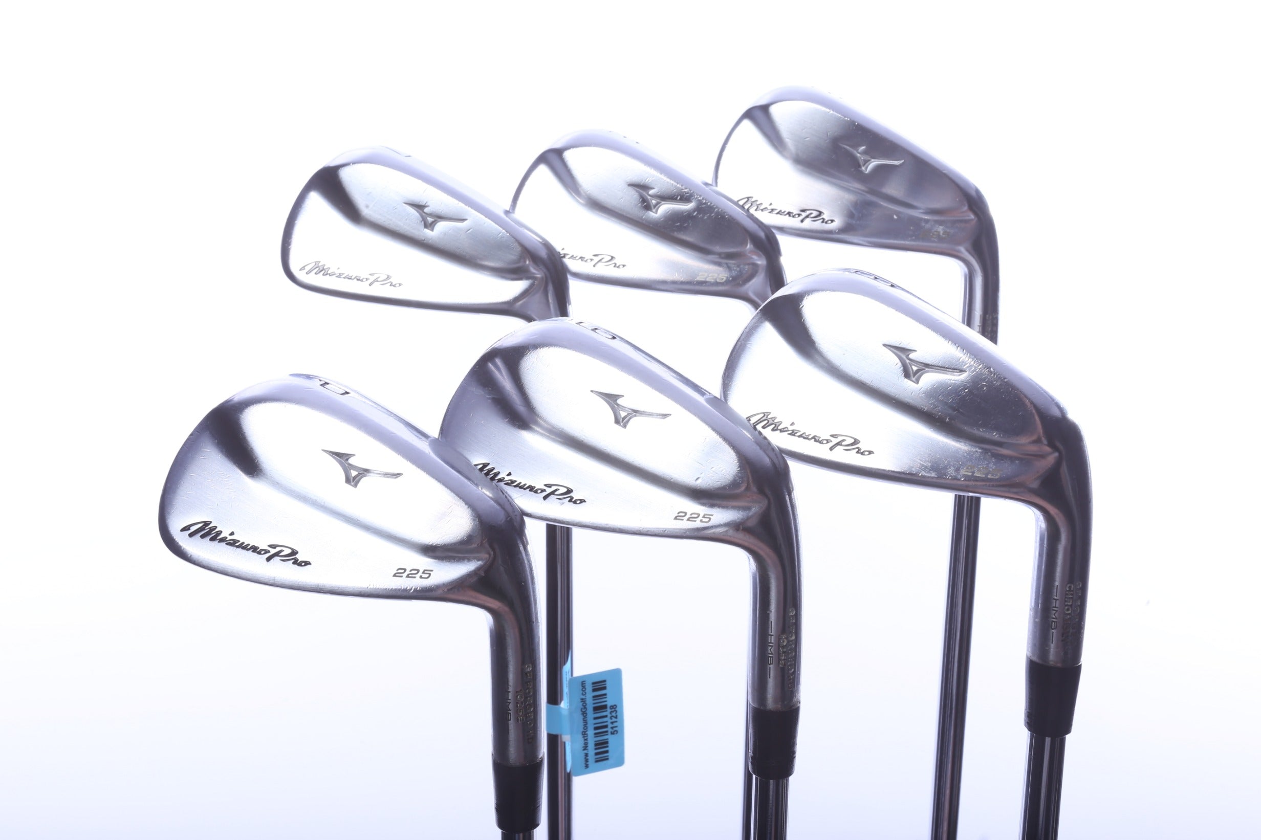 Used Mizuno Pro 225 Iron Set - Right-Handed - 5-PW - Stiff Flex