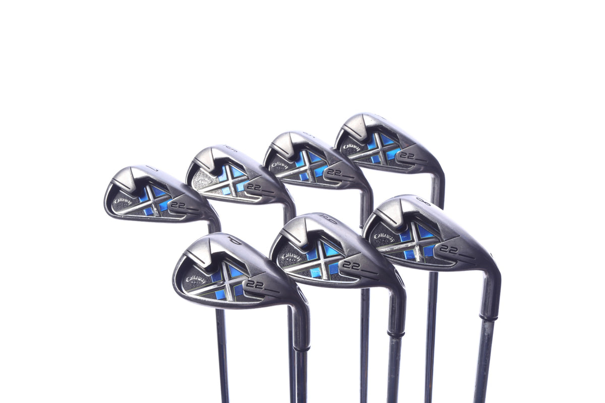 Used Callaway X-22 Iron Set - Right-Handed - 4-PW - Uniflex Flex