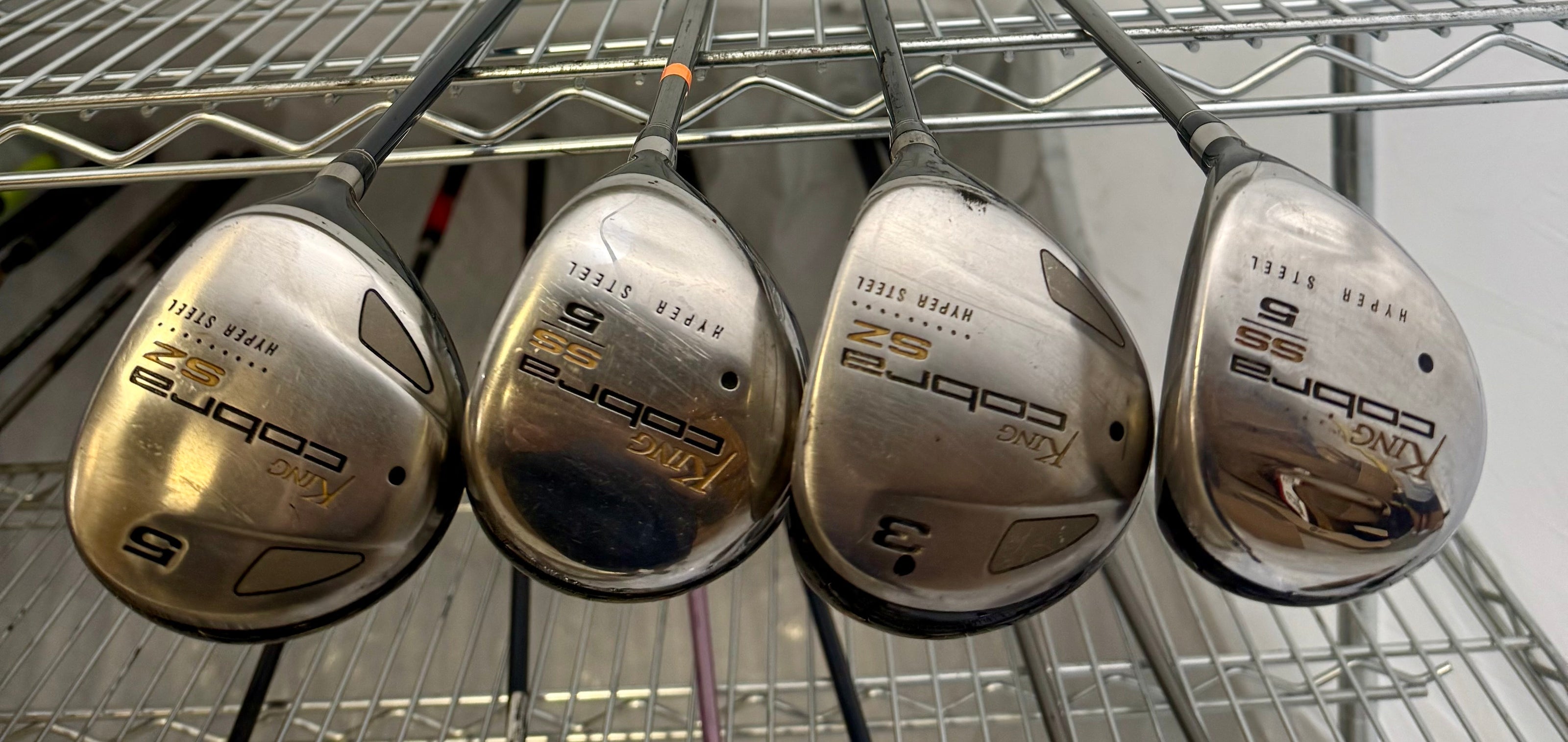 Wholesale Lot of 30 Golf Clubs - Cobra Woods & TaylorMade Drivers-Next Round