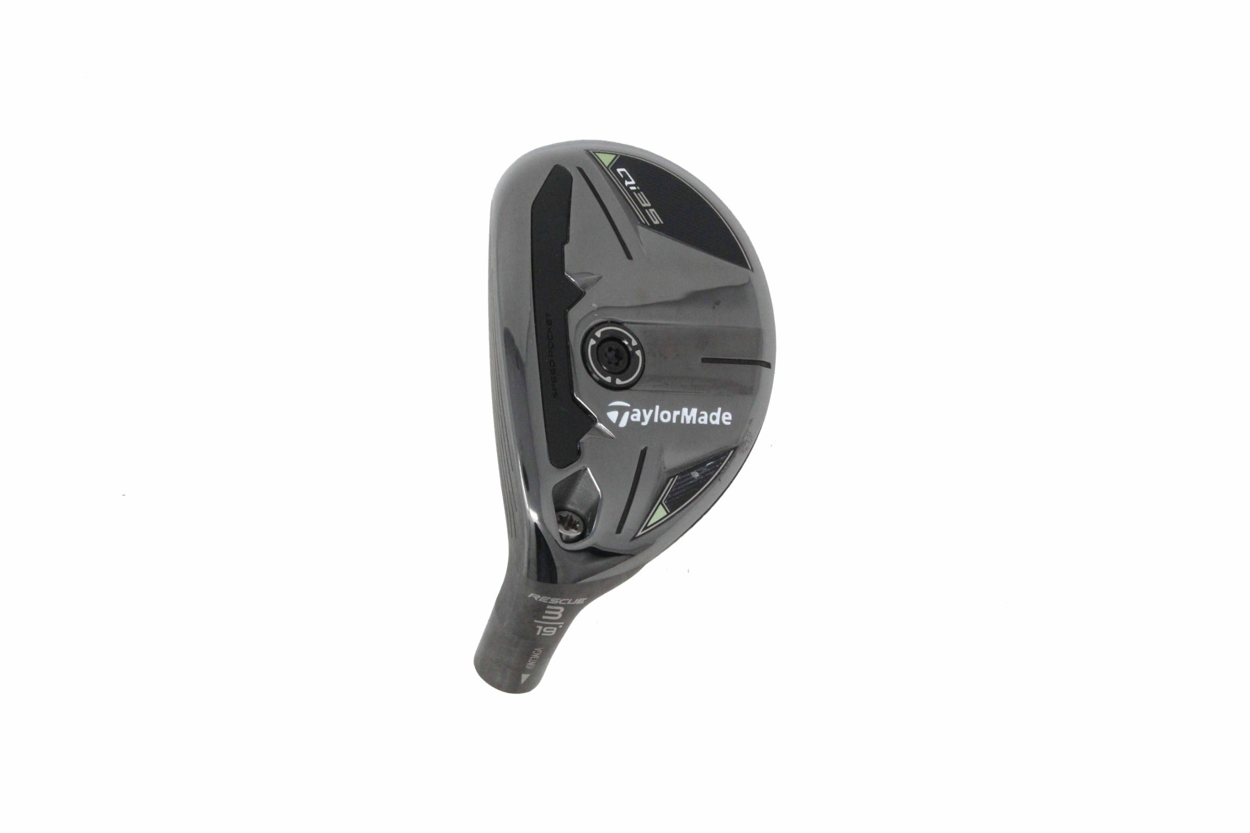 Used TaylorMade Qi35 Rescue 3H - HEAD ONLY - Left-Handed - 19 Degrees