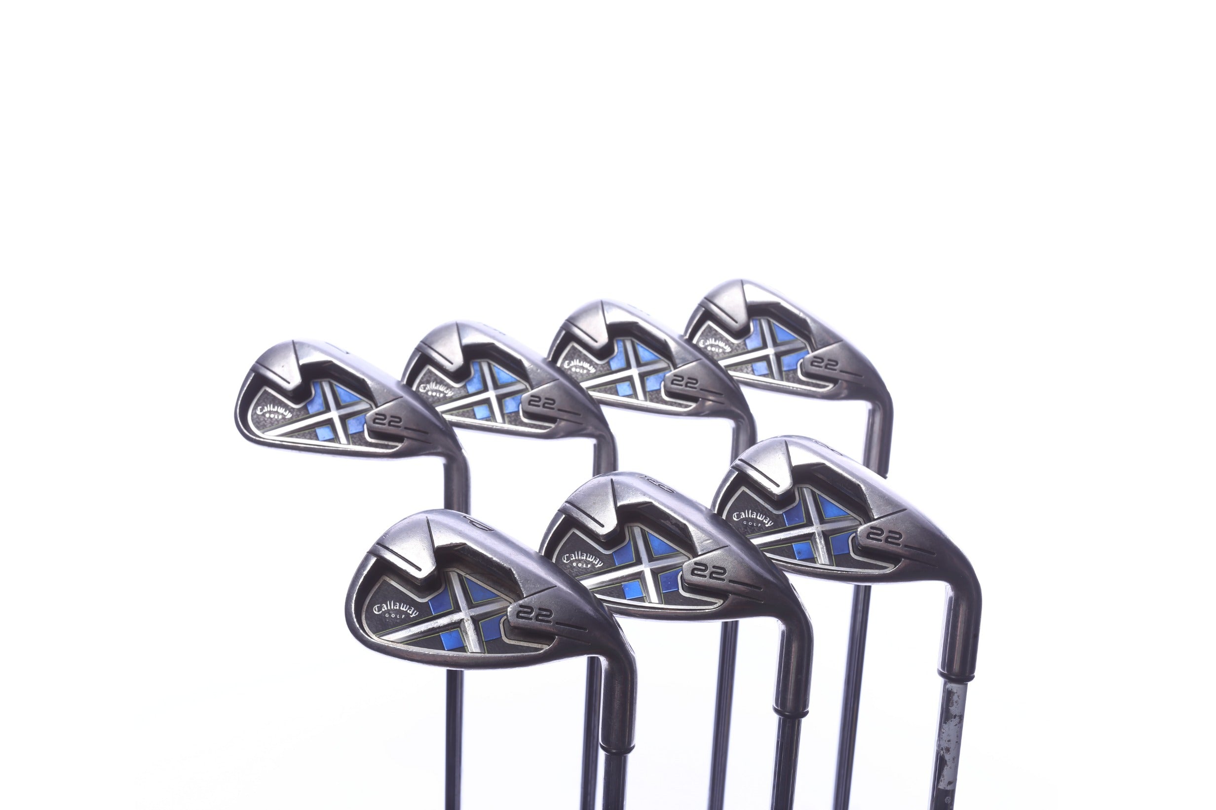 Used Callaway X-22 Iron Set - Right-Handed - 4-PW - Uniflex Flex