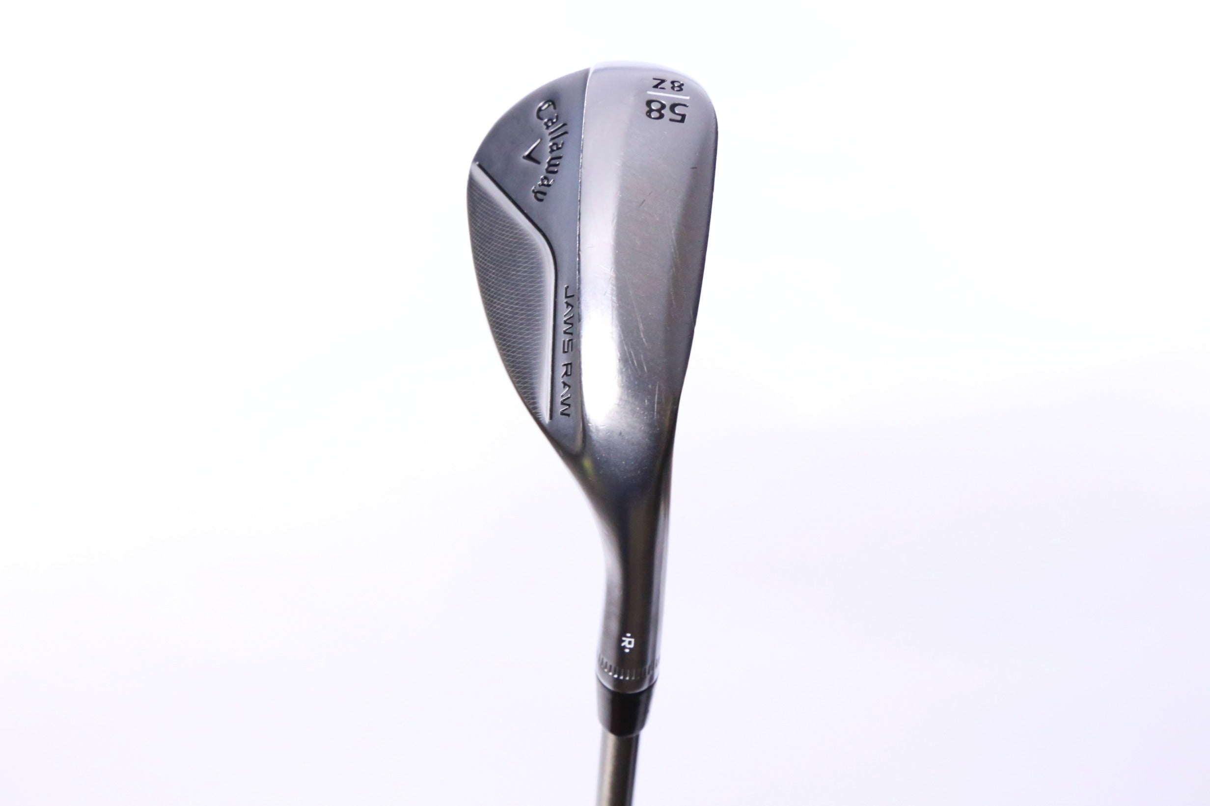 Used Callaway JAWS Raw Chrome Lob Wedge - Right-Handed - 58 Degrees - Wedge Flex-Next Round