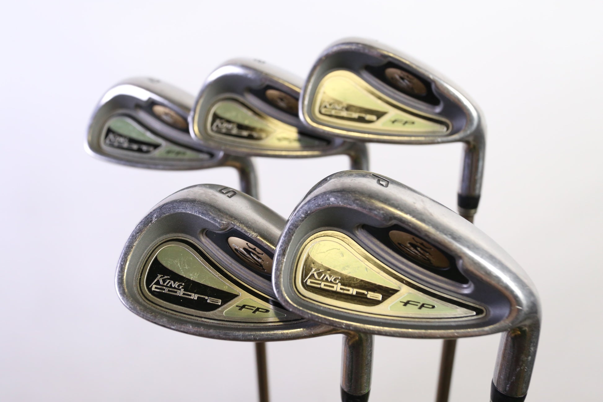 Used Cobra FP Iron Set - Right-Handed - 7-PW, SW - Seniors Flex-Next Round