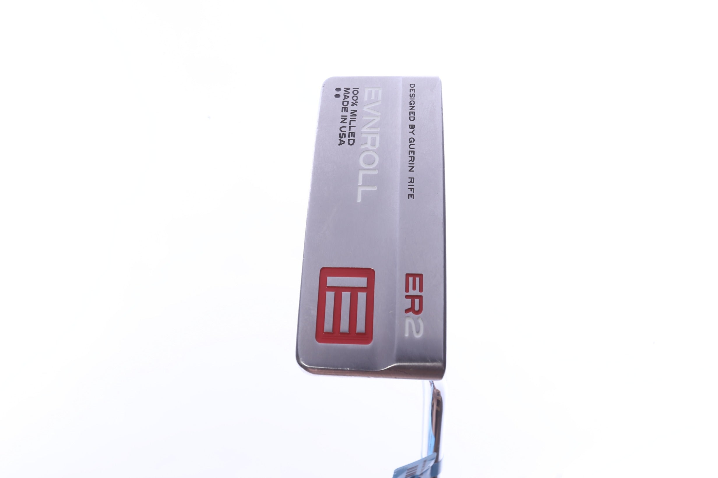 Used Evnroll ER2 MidBlade White TourTac Putter - Right-Handed - 33 in - Blade-Next Round
