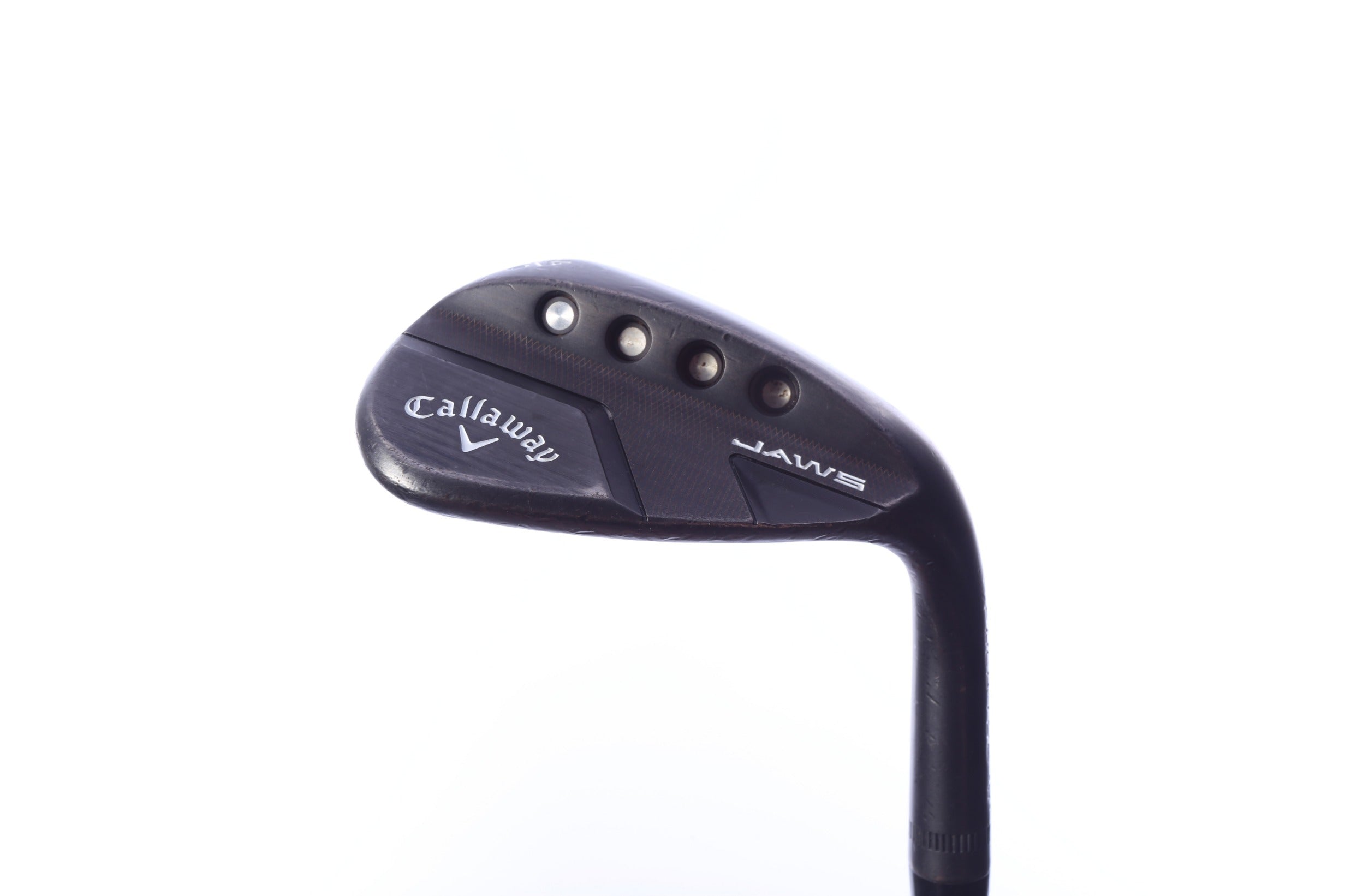 Used Callaway JAWS Full Toe Black Lob Wedge - Right-Handed - 64 Degrees - Stiff Flex