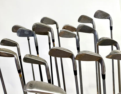 Wholesale Lot of 24 Golf Clubs - Left Handed -Assorted Irons and Wedges-Next Round