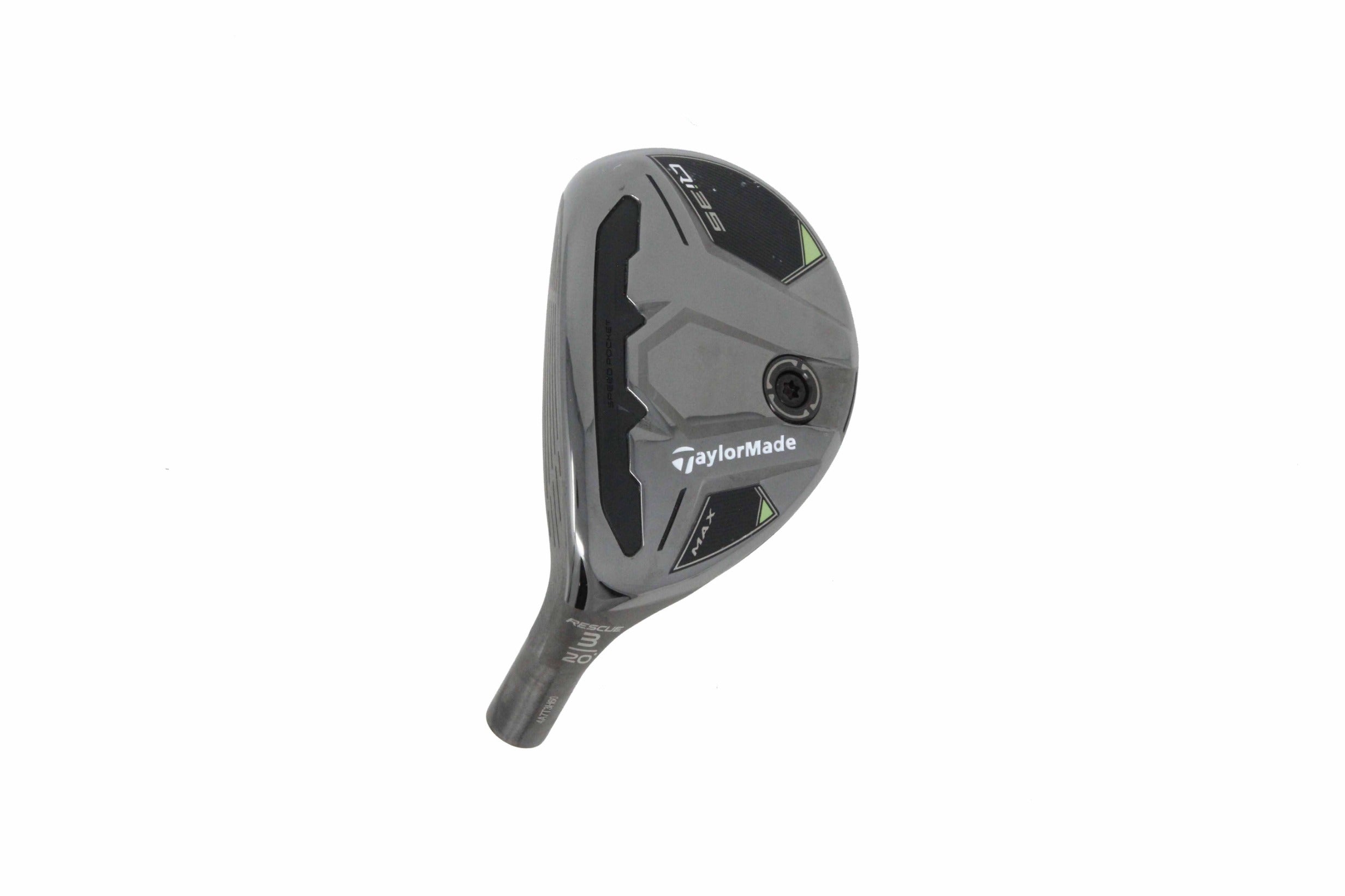 Used TaylorMade Qi35 MAX Rescue 3H - HEAD ONLY - Left-Handed - 20 Degrees