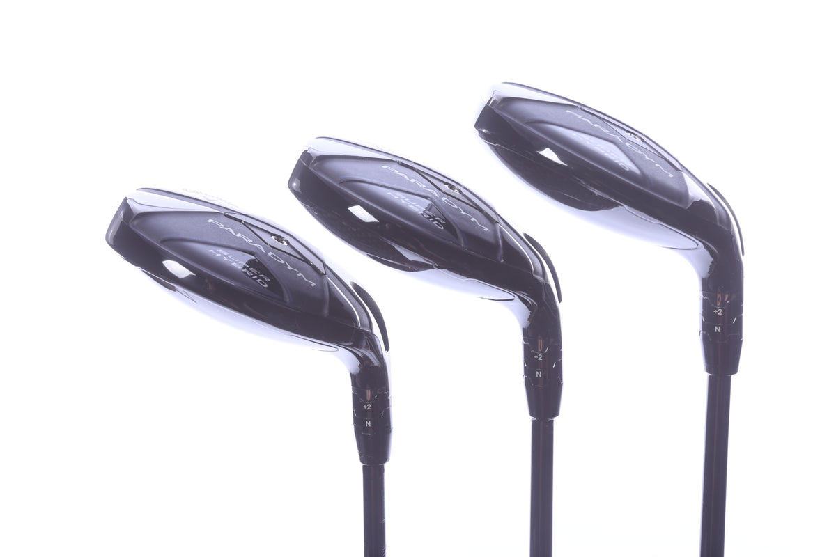 Used Callaway Paradym Super Hybrid Set - Right-Handed - 3H, 4H, 5H - Stiff Flex