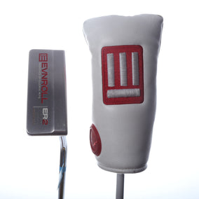 Used Evnroll ER2 MidBlade White TourTac Putter - Right-Handed - 34 in - Blade-Next Round