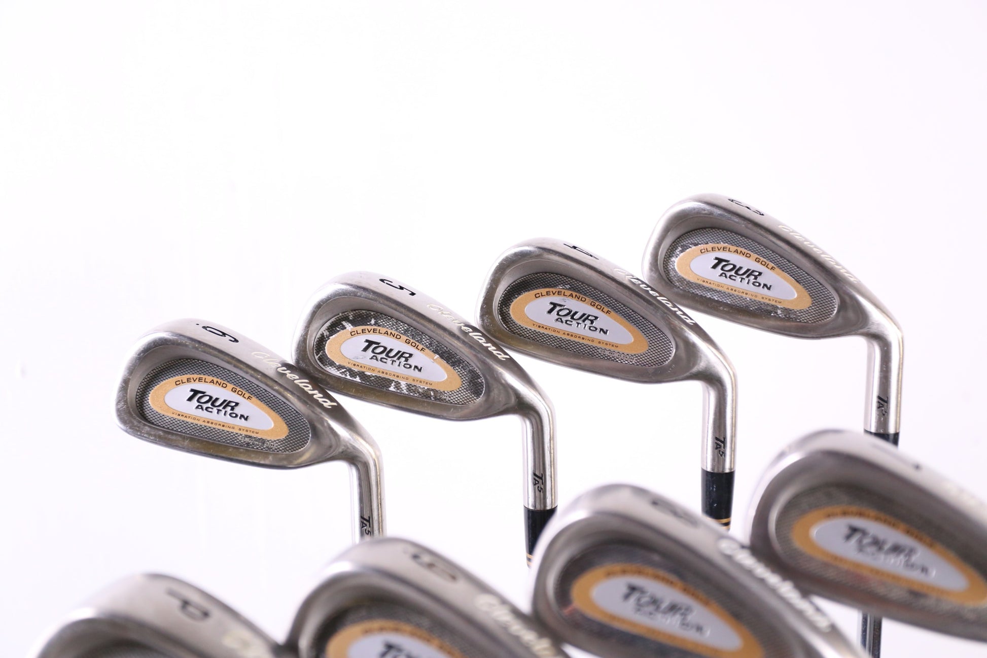 Used Cleveland TA5 Gunmetal Iron Set - Right-Handed - 3-PW - Regular Flex-Next Round