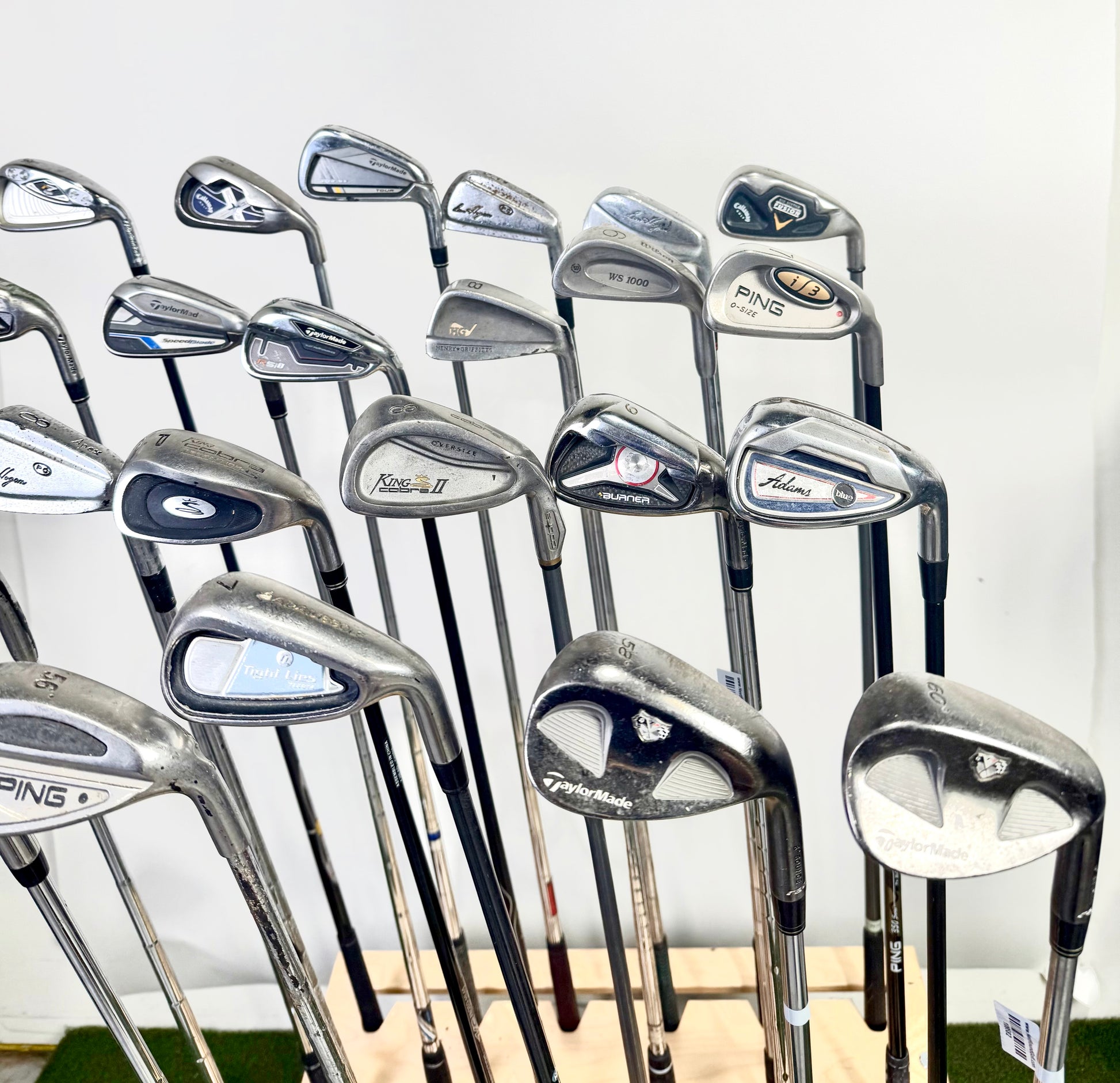 Used Wholesale Lot of Golf Clubs Assorted Irons and Wedges