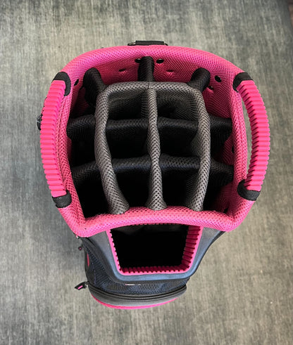 Datrek Women's Cart Bag Black/Pink with Strap and Rain Cover-Next Round