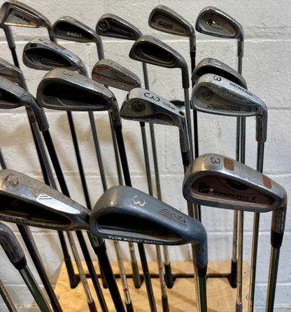 Wholesale Lot of 45 Golf Clubs - Assorted Single Irons-Next Round