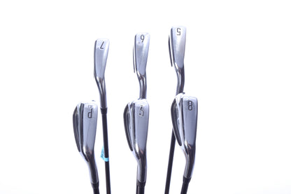 Used Titleist 2021 T300 Iron Set - Left-Handed - 5-PW - Regular Flex