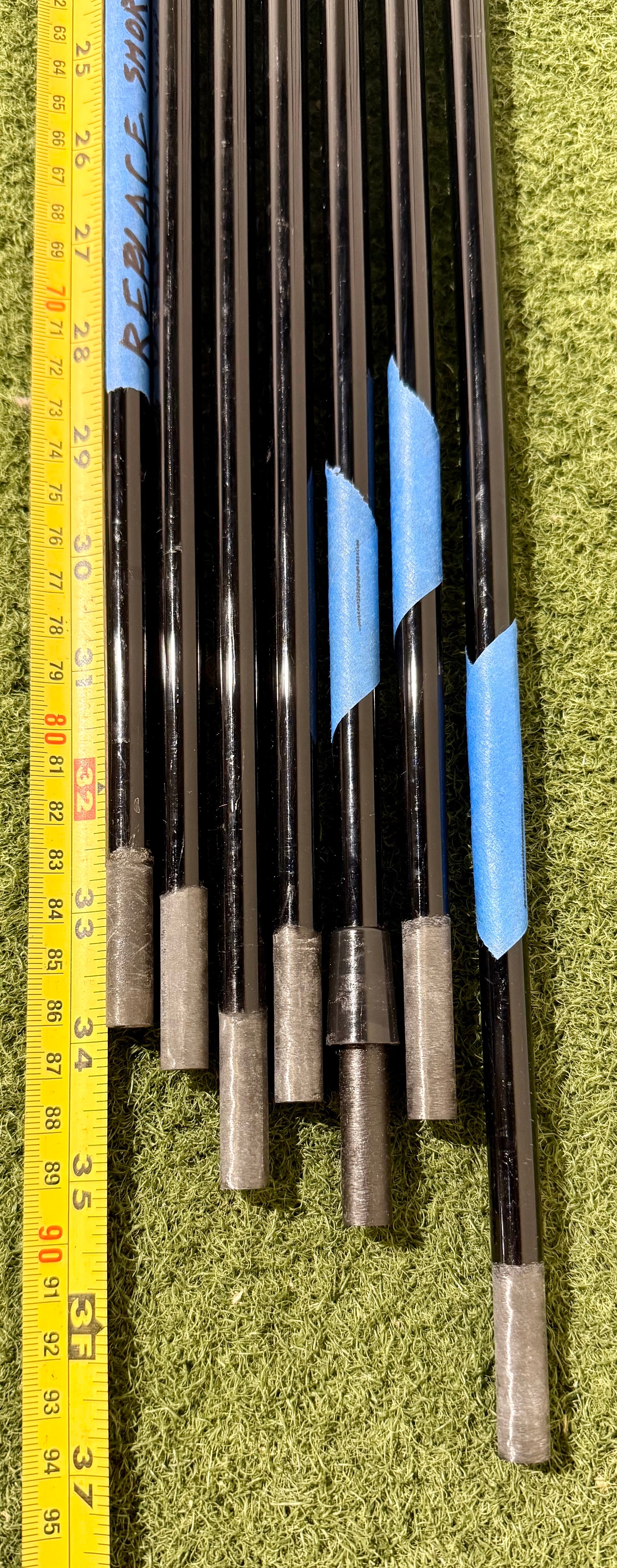 Wholesale Lot of 7 Golf Shafts- Fujikura Vista Pro-Next Round
