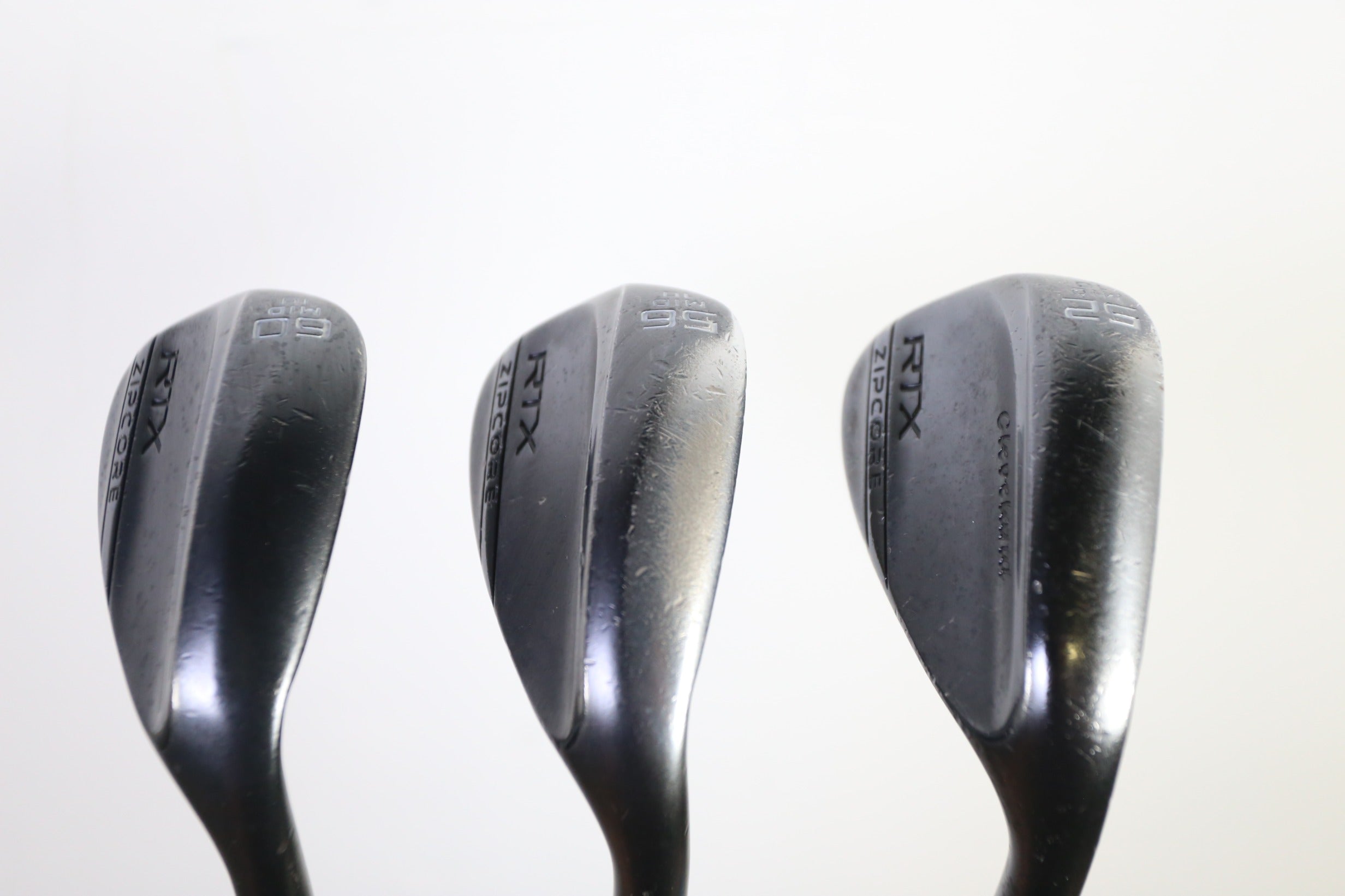 Used Cleveland RTX ZipCore Black Satin Mid Right-Handed Wedge Set – Next  Round