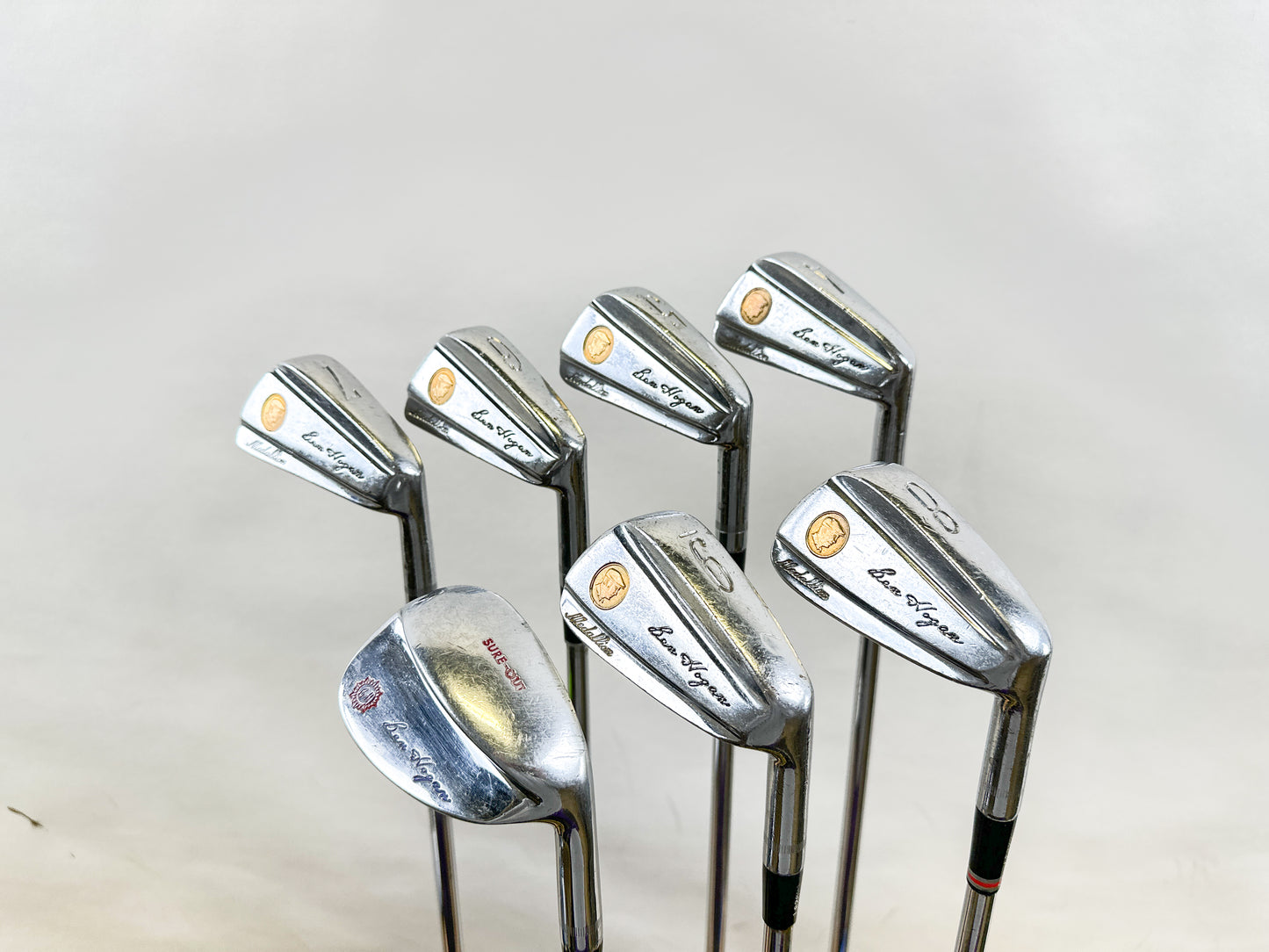 Used Ben Hogan Medallion Iron Set - Right-Handed - 4-9, Sure Out LW - Regular Flex-Next Round