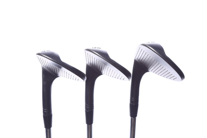 Used TaylorMade Milled Grind 3 Black Wedge Set - Right-Handed - 50*, 54*, 60* - Regular Flex-Next Round