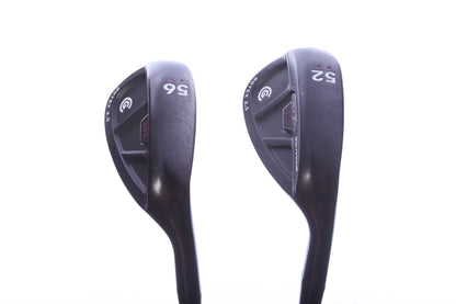 Used Cleveland 588 RTX 2.0 Black Satin Wedge Set - Right-Handed - 52*, 56* - Wedge Flex